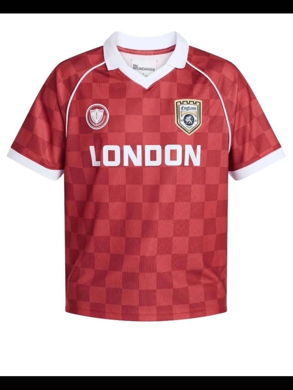 NWT No Boundaries London Soccer Jersey Mesh Tee Size 2XL